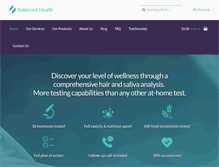 Tablet Screenshot of creatingbalancedhealth.com